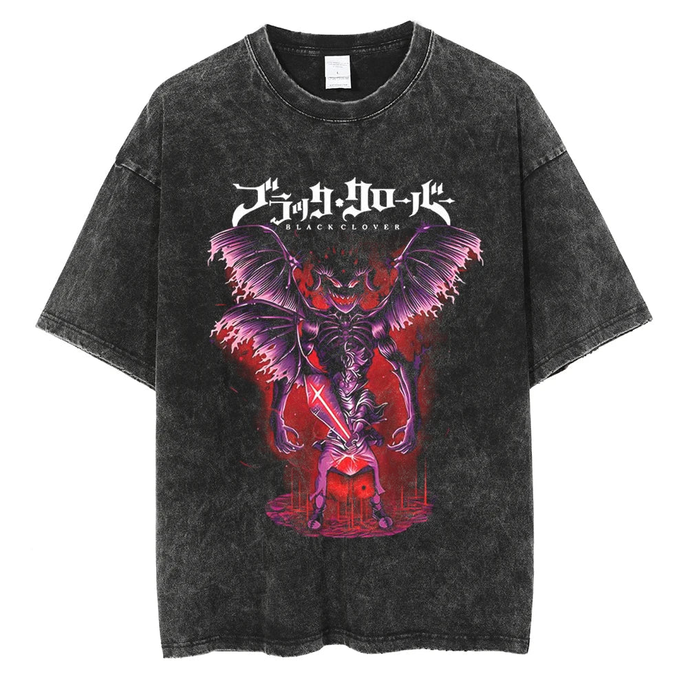 Black Clover Asta's Demon-Slayer Mark Vintage T-Shirt