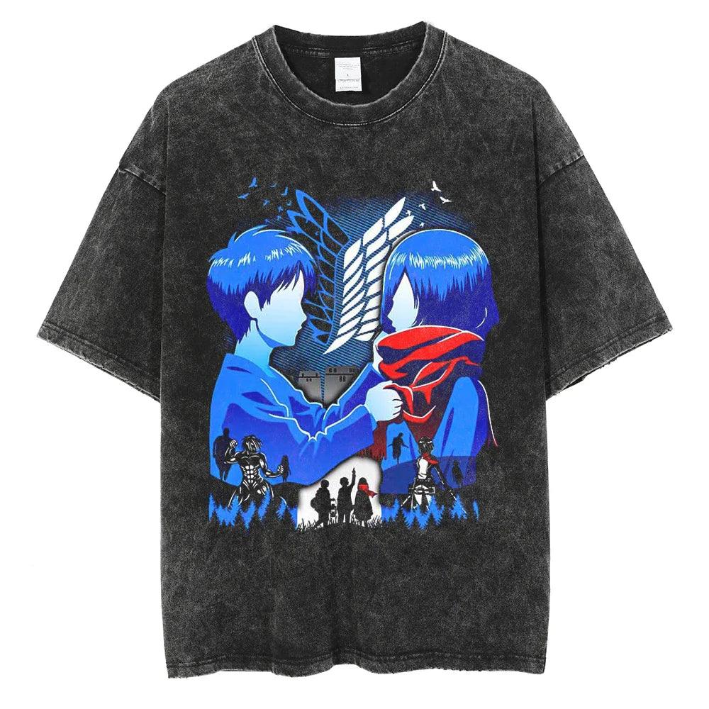 Attack on Titan Training Corps Insignia Vintage T-Shirt