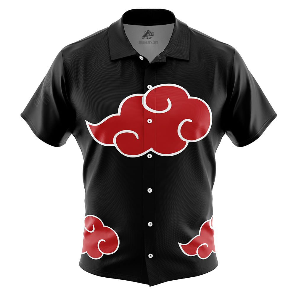 Akatsuki Naruto Button Up Hawaiian Shirt