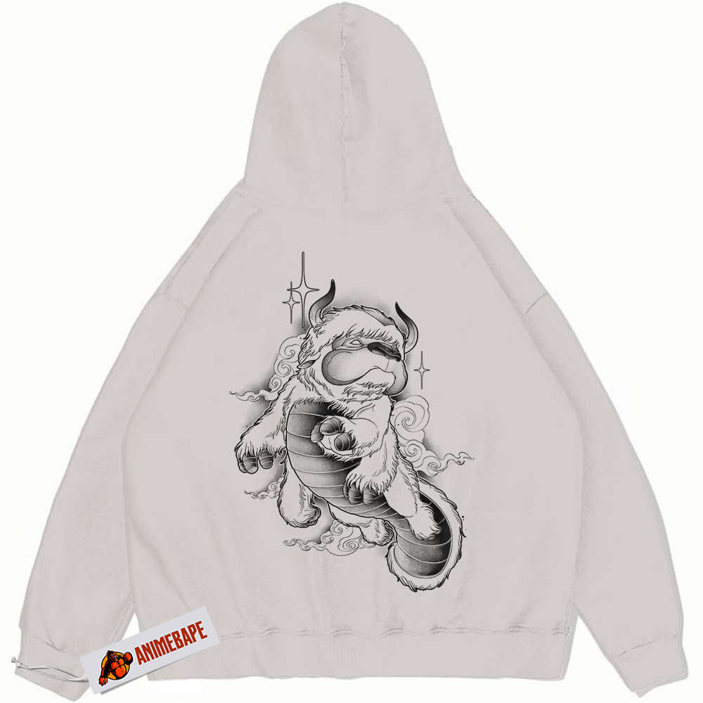 Avatar the Last Airbender Appa Vintage Hoodie for Fans