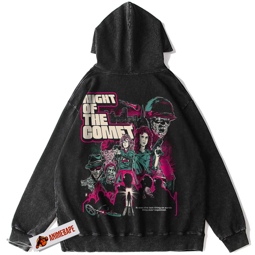 Halloween Horror Movie Night of the Comet Vintage Hoodie