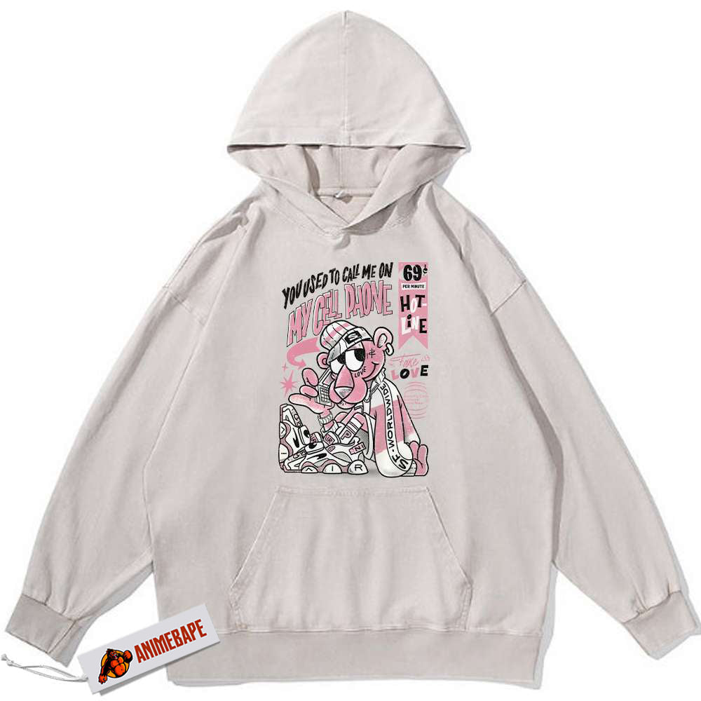 Pink Panther Vintage Animated Hoodie - Comfortable Pink Hoodie