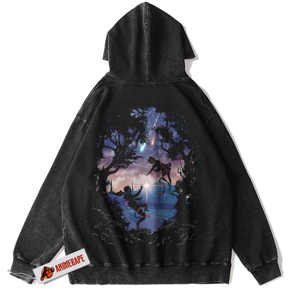 Anime Your Name Vintage Hoodie for Fans Your Name Hoodie,